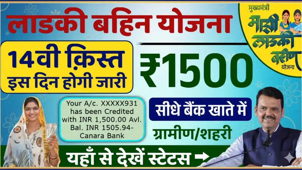 Ladki Bahin Yojana 14th Installment Date